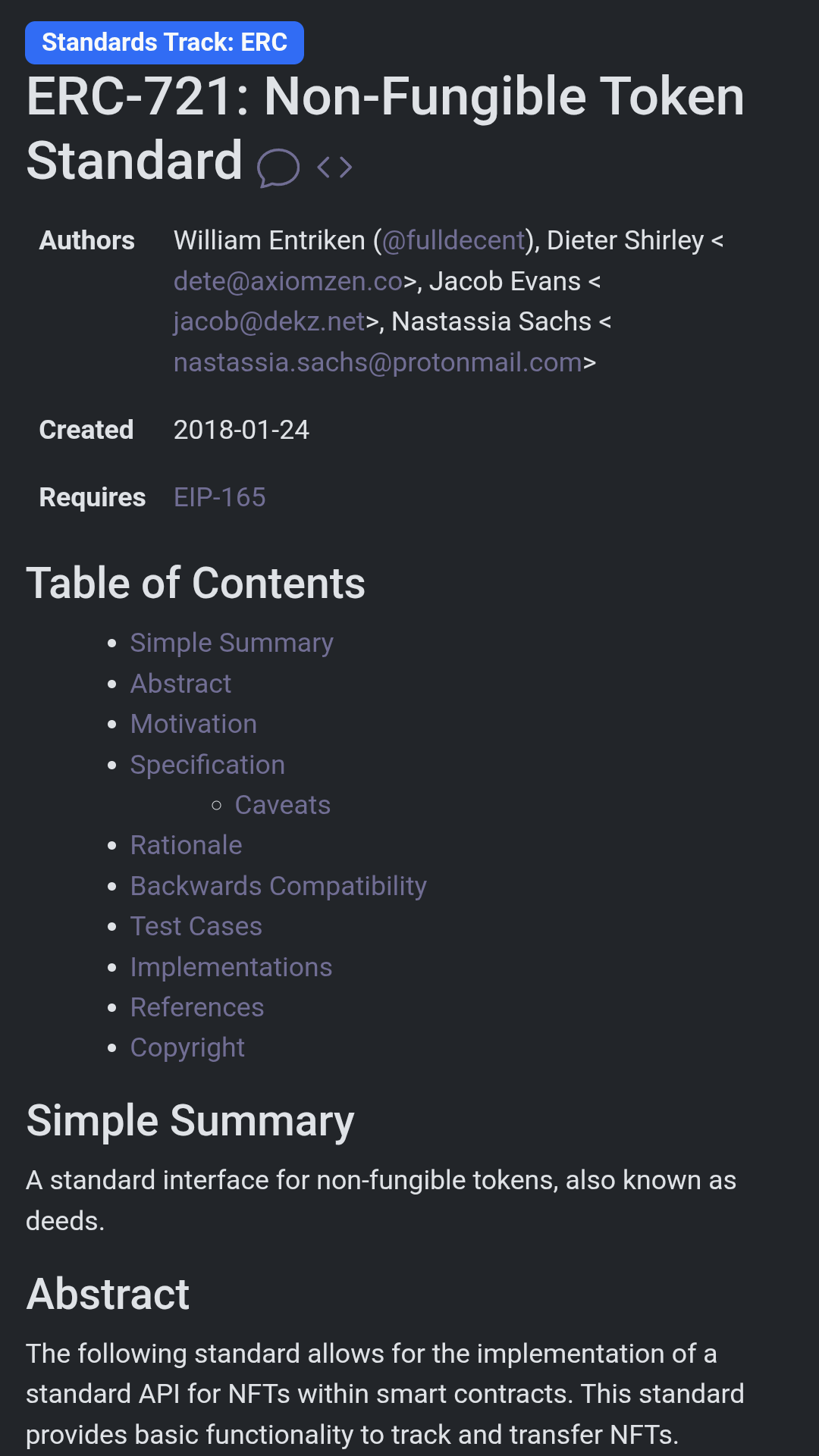 ERC-721 paper preview